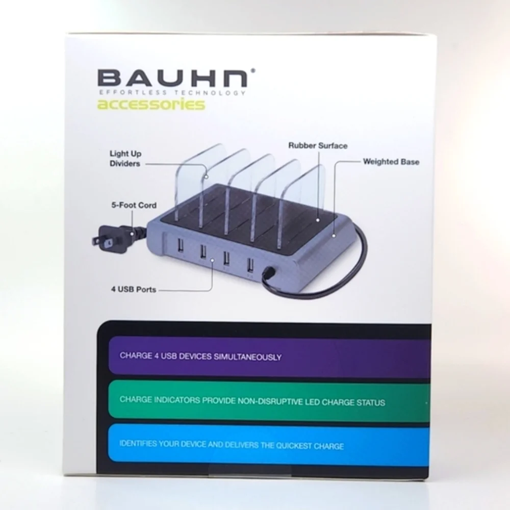 Bauhn Quad Charging Station Factory Sealed